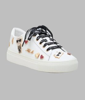Foto 2 | Tenis Karl Lagerfeld Sneakers Cate Pins Color Blanco Casual De Piel Mujer Original