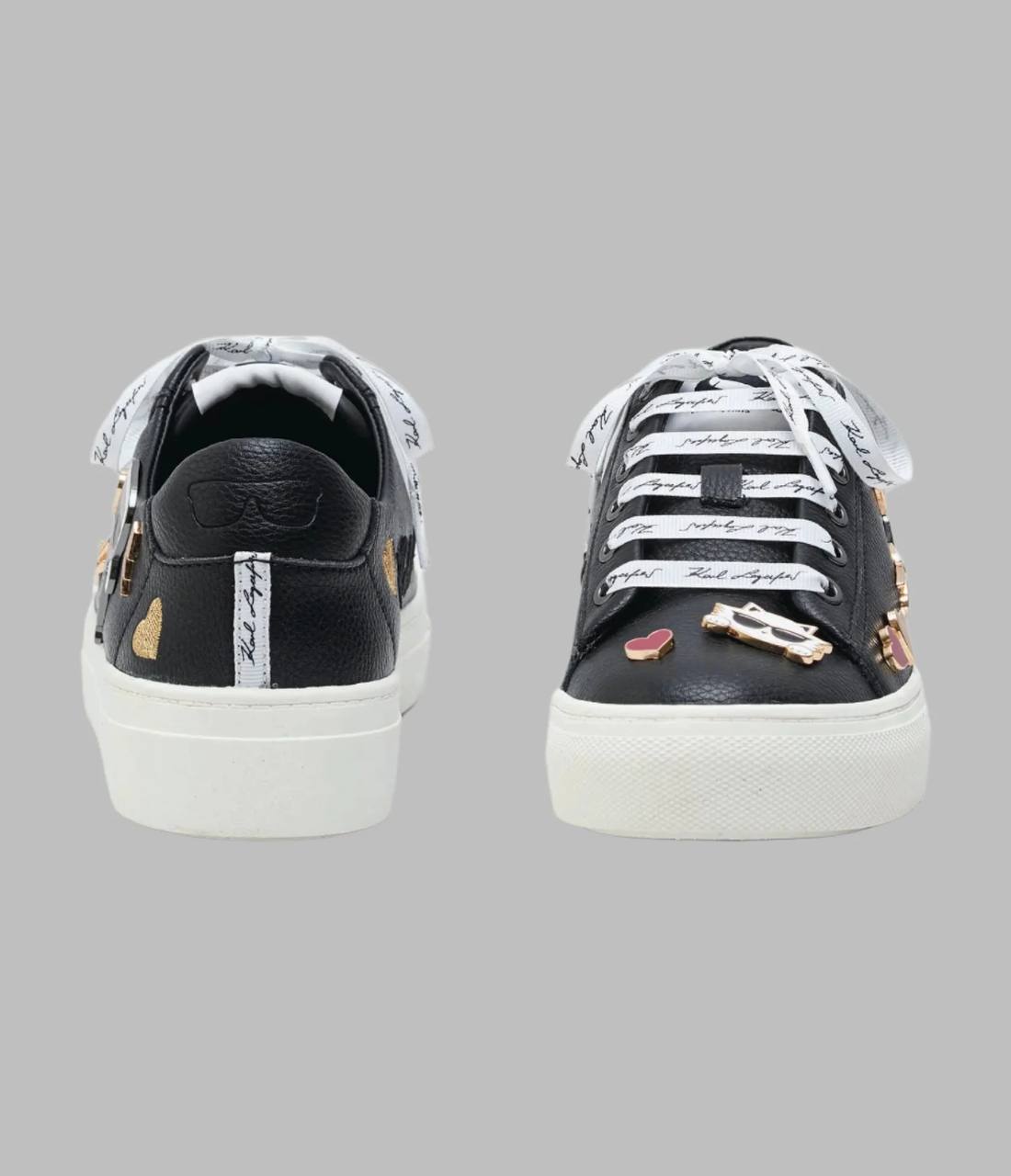 Foto 5 pulgar | Tenis Karl Lagerfeld Sneakers Cate Pins Color Negro Casual De Piel Mujer Original