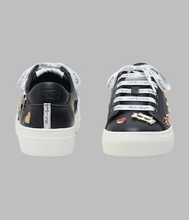 Foto 4 | Tenis Karl Lagerfeld Sneakers Cate Pins Color Negro Casual De Piel Mujer Original