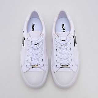Foto 3 | Moramora Tenis Urbano Para Mujer Blanco
