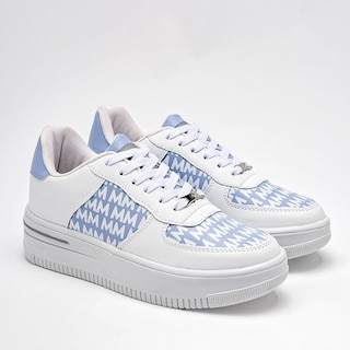 Foto 2 | Moramora Tenis Urbano Para Mujer Blanco Azul