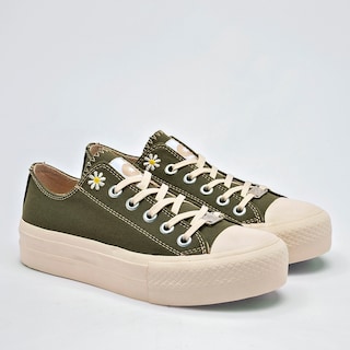 Foto 2 | Moramora Tenis Urbano Para Mujer Olivo