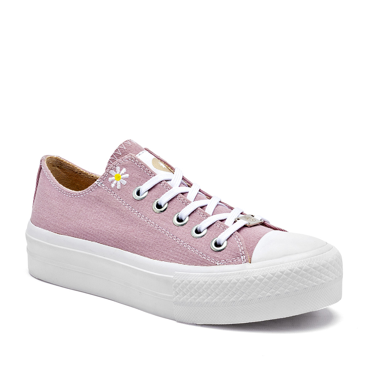 Foto 2 pulgar | Moramora Tenis Urbano Para Mujer Rosa