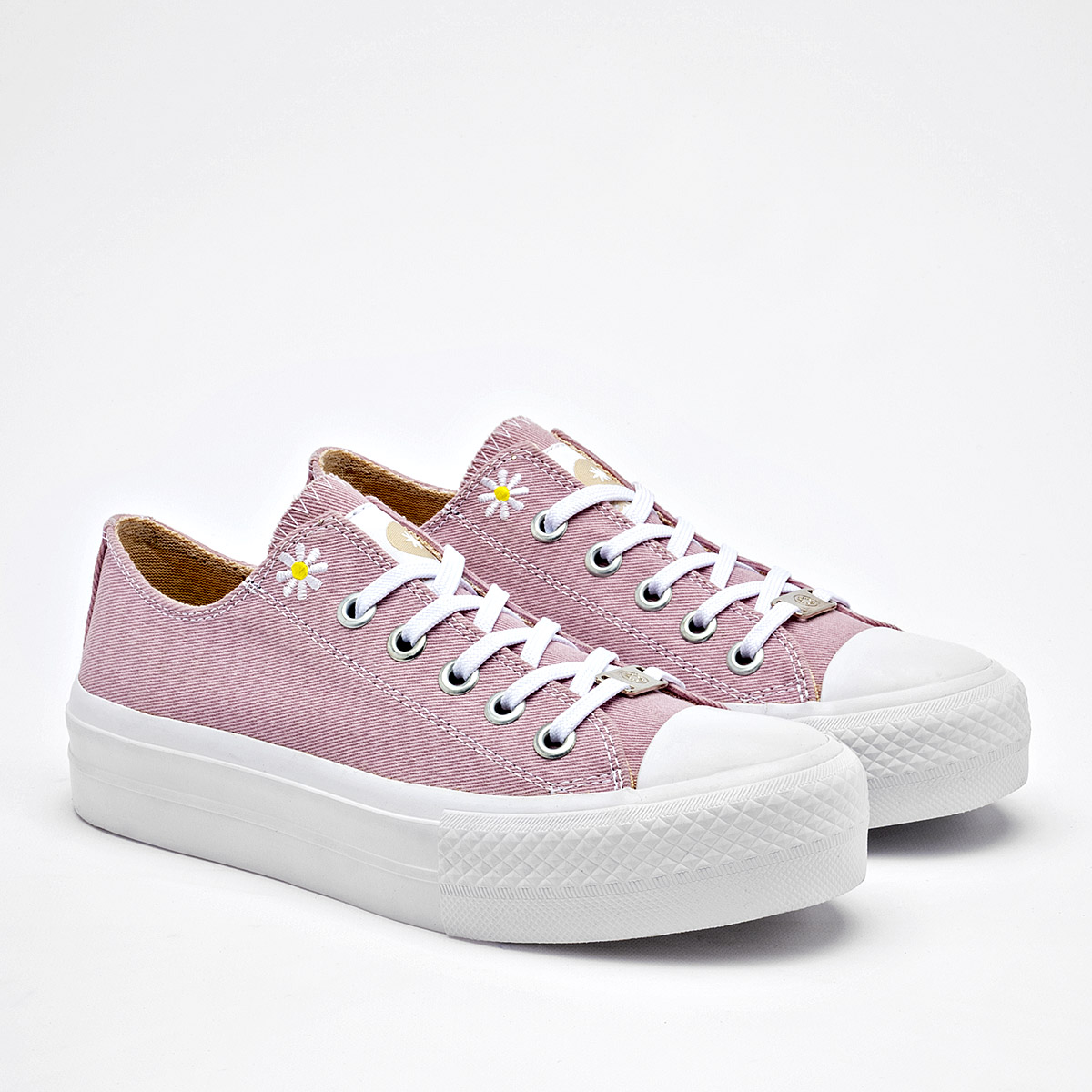 Foto 3 pulgar | Moramora Tenis Urbano Para Mujer Rosa