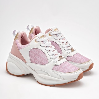 Foto 2 | Moramora Tenis Urbano Para Mujer Blanco Rosa Oro