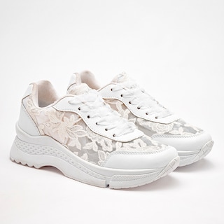 Foto 2 | Moramora Tenis Urbano Para Mujer Blanco