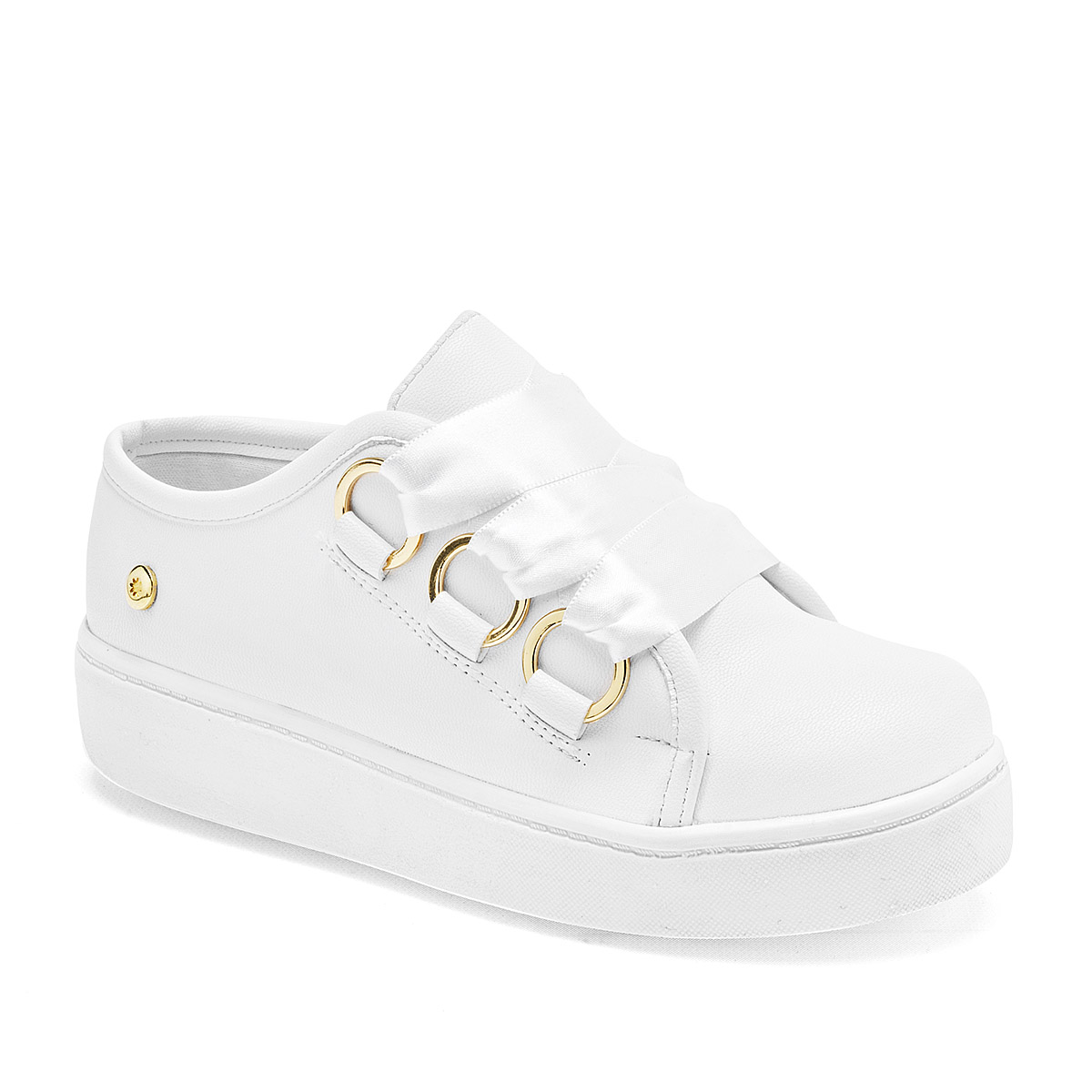 Foto 2 pulgar | Moramora Tenis Urbano Para Mujer Blanco