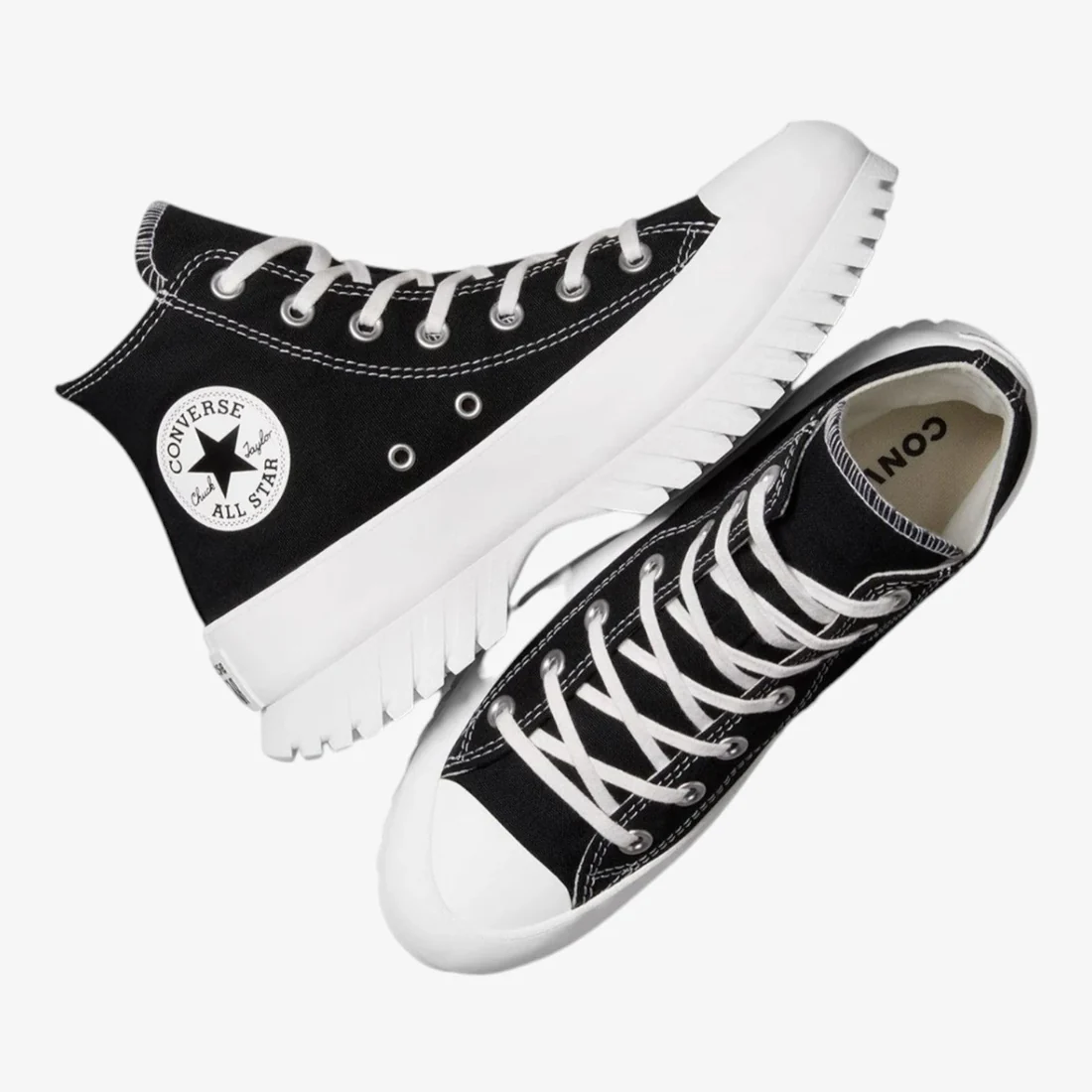 Foto 4 pulgar | Tenis Converse Lugged 2.0 Hi Negro Plataforma Unisex - Original