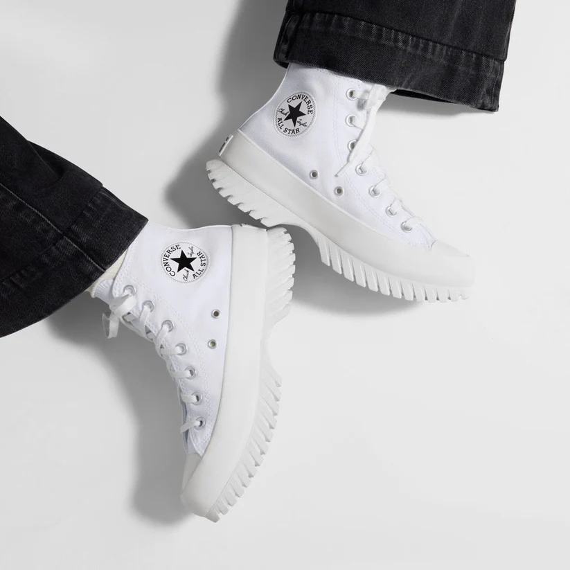 Foto 2 | Tenis Converse Lugged 2.0 Hi De Bota Plataforma Blanco Unisex - Original