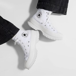Foto 2 | Tenis Converse Lugged 2.0 Hi De Bota Plataforma Blanco Unisex - Original