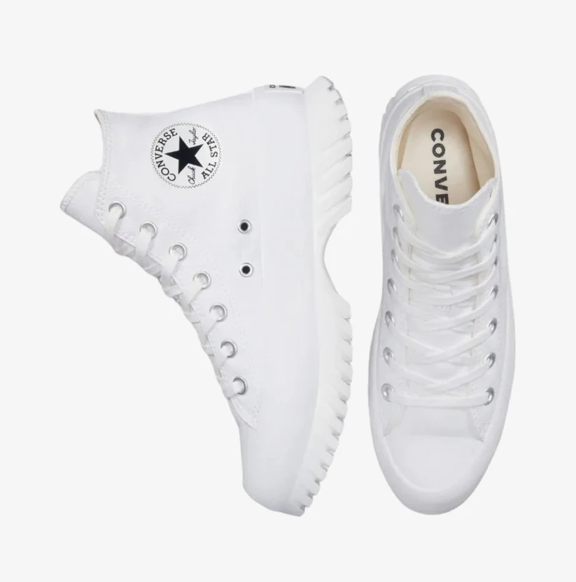 Foto 6 pulgar | Tenis Converse Lugged 2.0 Hi De Bota Plataforma Blanco Unisex - Original
