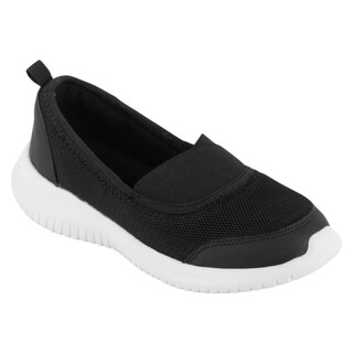 Foto 1 | Tenis Sin Cordones Exterior Textil Color Negro Para Mujer De Rbbasics