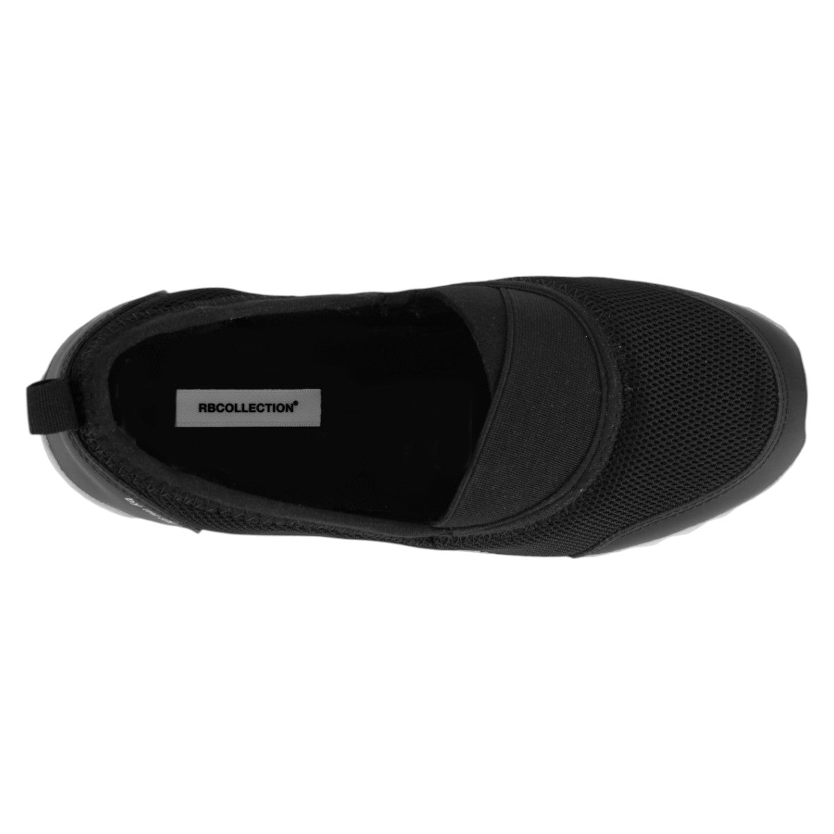 Foto 4 pulgar | Tenis Sin Cordones Exterior Textil Color Negro Para Mujer De Rbbasics