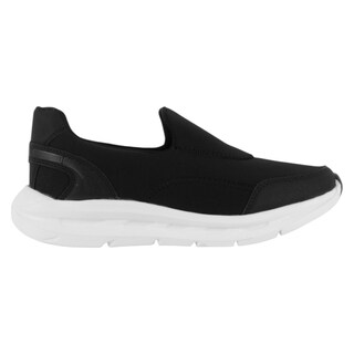 Foto 2 | Tenis Sin Cordones Exterior Textil Color Negro Para Mujer De Rbbasics