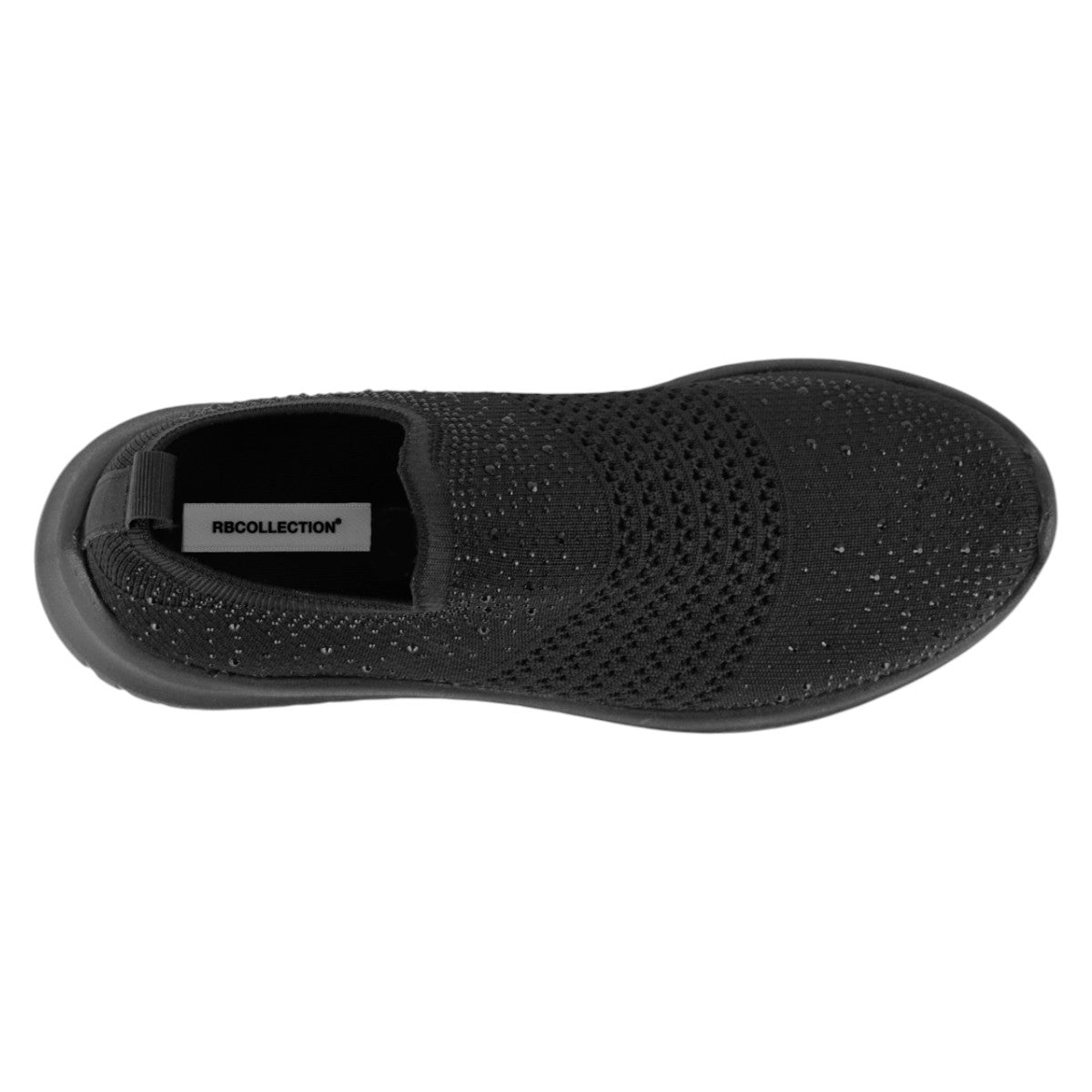 Foto 4 pulgar | Tenis Sin Cordones Exterior Textil Color Negro Para Mujer De Rbcollection