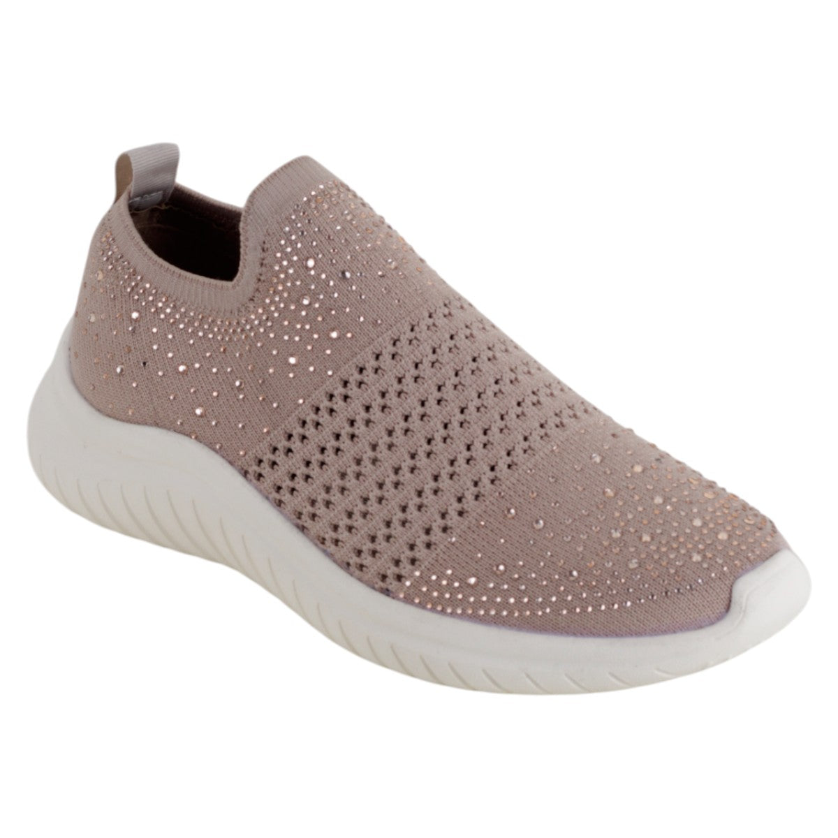 Foto 1 | Tenis Sin Cordones Exterior Textil Color Beige Para Mujer De Rbcollection