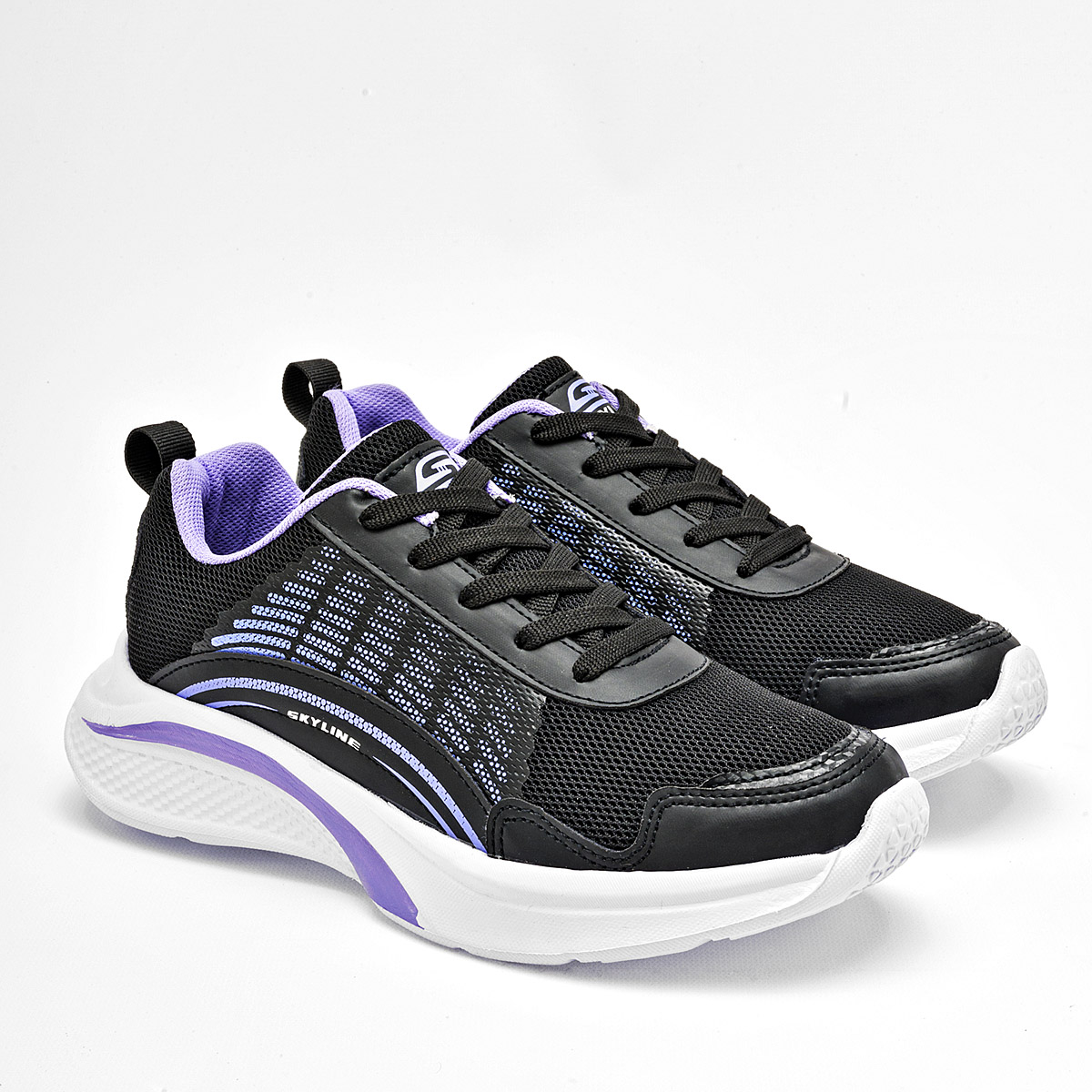 Foto 3 pulgar | Skyline Tenis Urbano Para Mujer Negro Lila