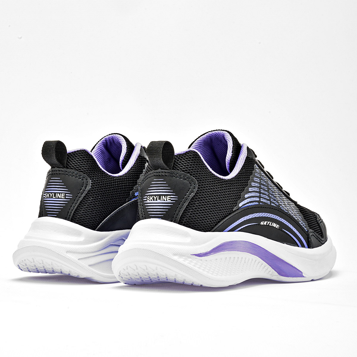 Foto 5 | Skyline Tenis Urbano Para Mujer Negro Lila