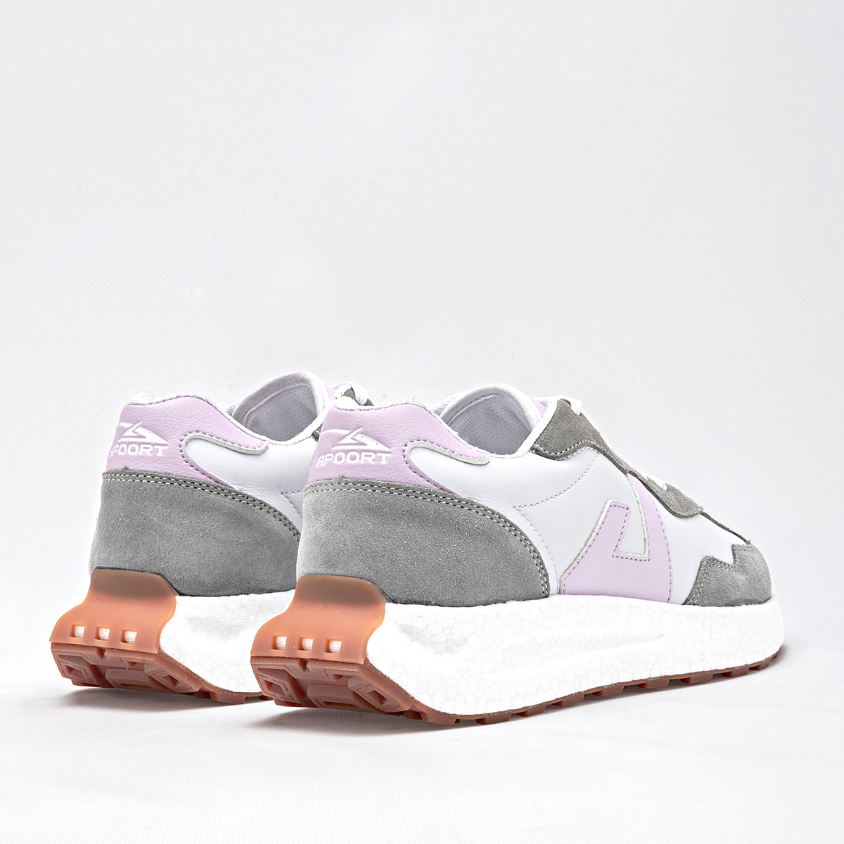 Foto 5 | Apoort Tenis Urbano Para Mujer Blanco Gris Lila