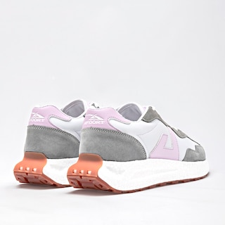 Foto 5 | Apoort Tenis Urbano Para Mujer Blanco Gris Lila