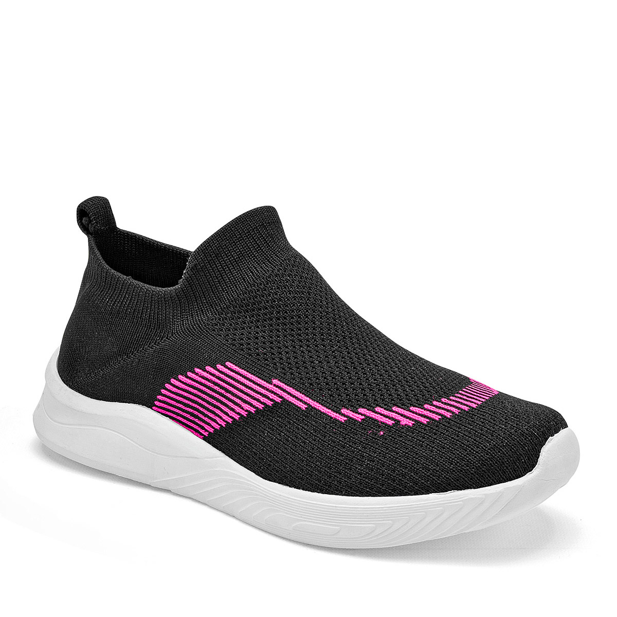 Zoomer Tenis Urbano Para Mujer Negro Fucsia