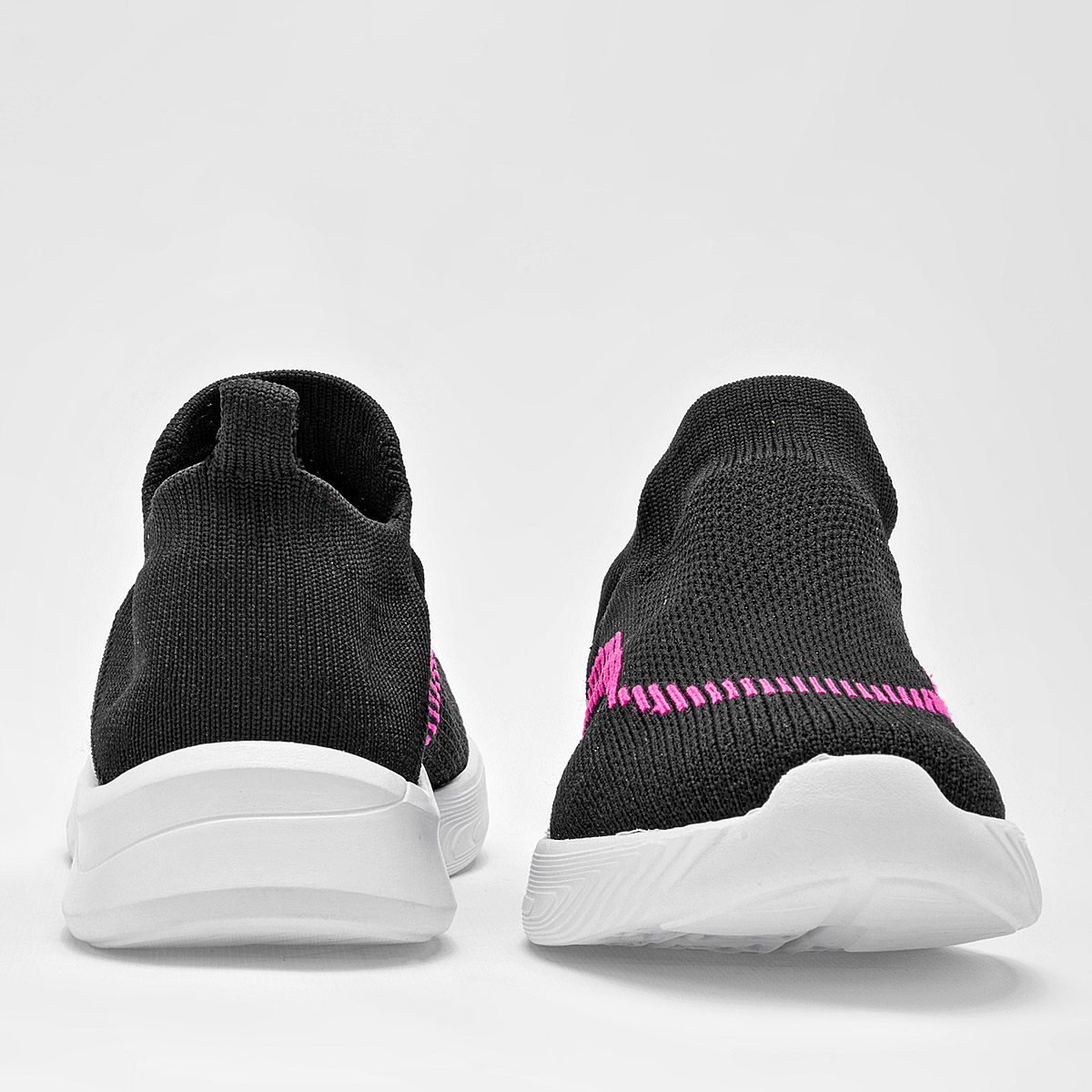 Foto 4 | Zoomer Tenis Urbano Para Mujer Negro Fucsia