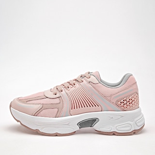 Foto 5 | Stars Of The World Tenis Urbano Para Mujer Rosa Gris