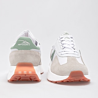 Foto 4 | Apoort Tenis Urbano Para Mujer Blanco Beige Verde