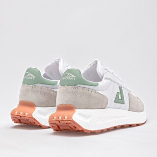 Foto 5 | Apoort Tenis Urbano Para Mujer Blanco Beige Verde