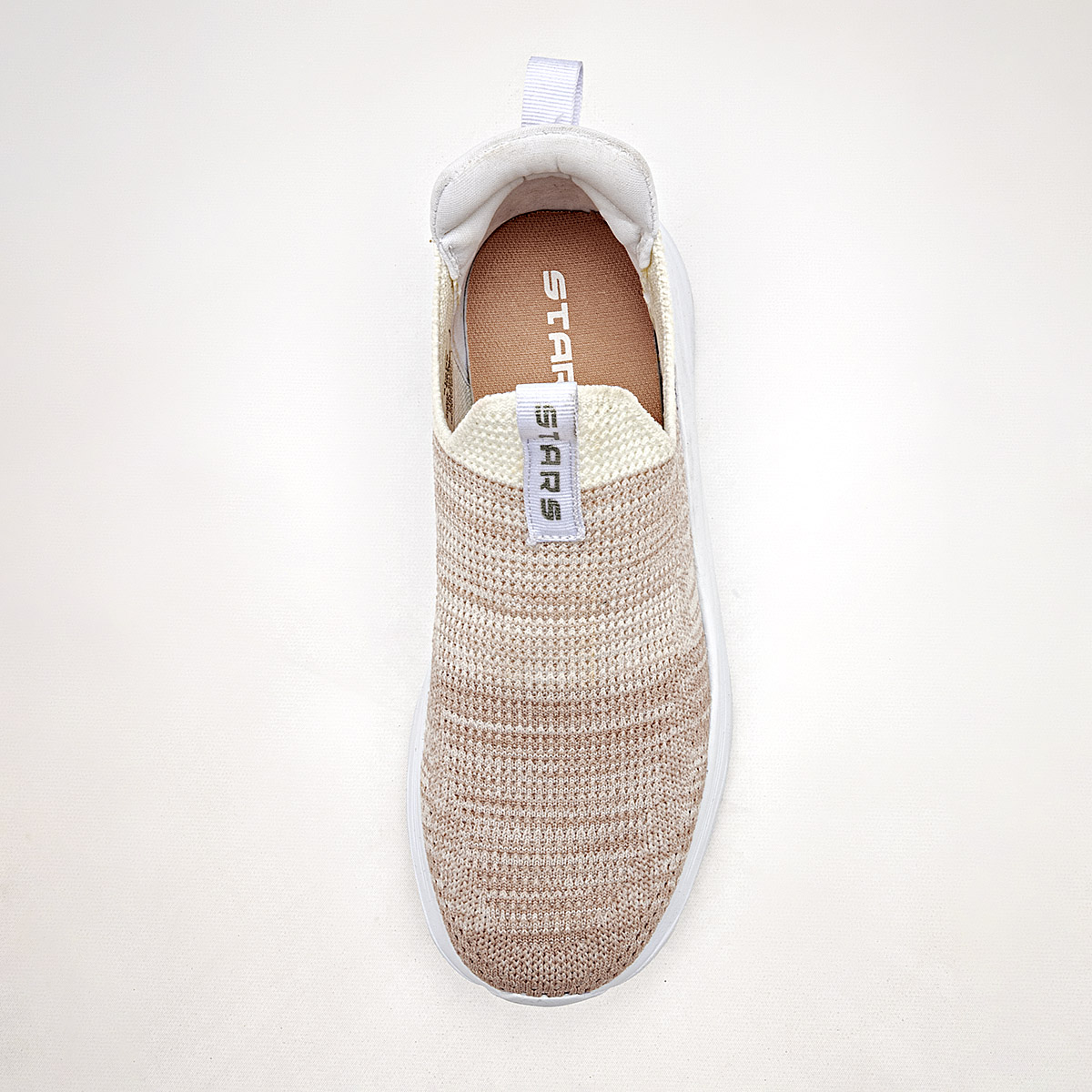 Foto 3 pulgar | Stars Of The World Tenis Urbano Para Mujer Blanco Beige