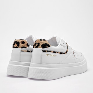 Foto 5 | Apoort Tenis Urbano Para Mujer Blanco Beige