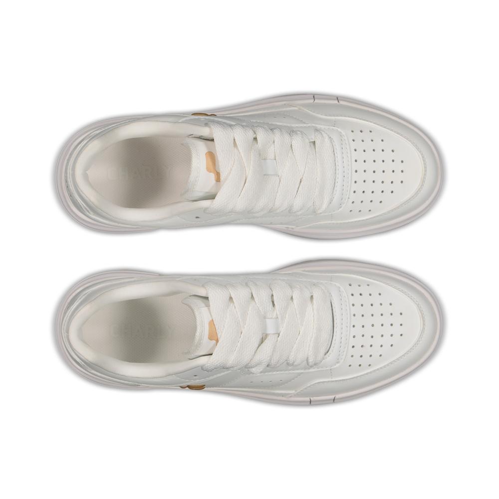 Foto 5 pulgar | Tenis Mujer Charly Sport Comodo Escolar Blanco