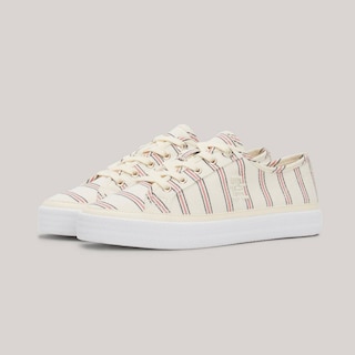 Foto 2 | Tenis Tommy Hilfiger Foxie 2d Color Beige Casual Para Mujer