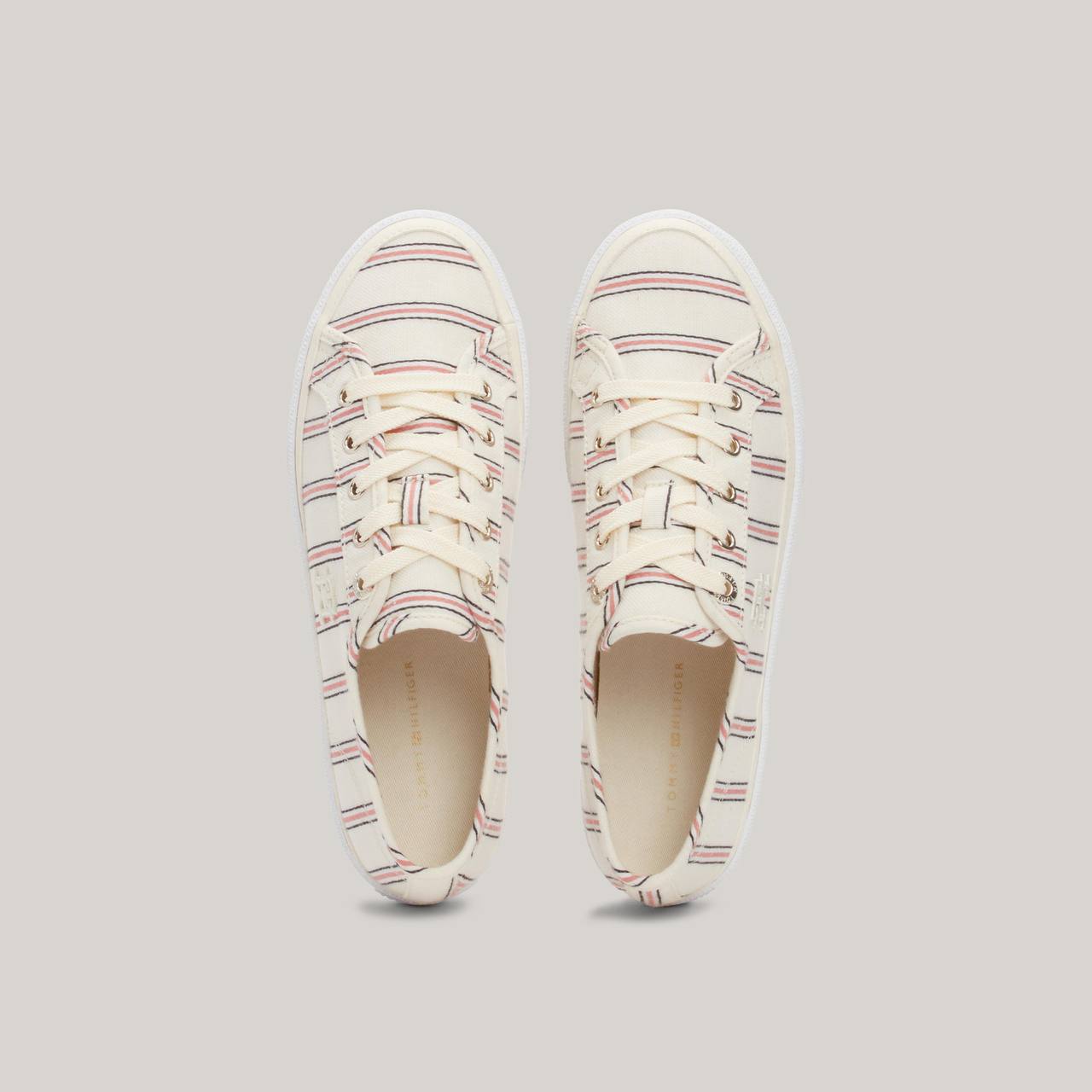 Foto 5 pulgar | Tenis Tommy Hilfiger Foxie 2d Color Beige Casual Para Mujer