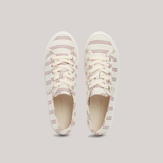 Foto 4 | Tenis Tommy Hilfiger Foxie 2d Color Beige Casual Para Mujer