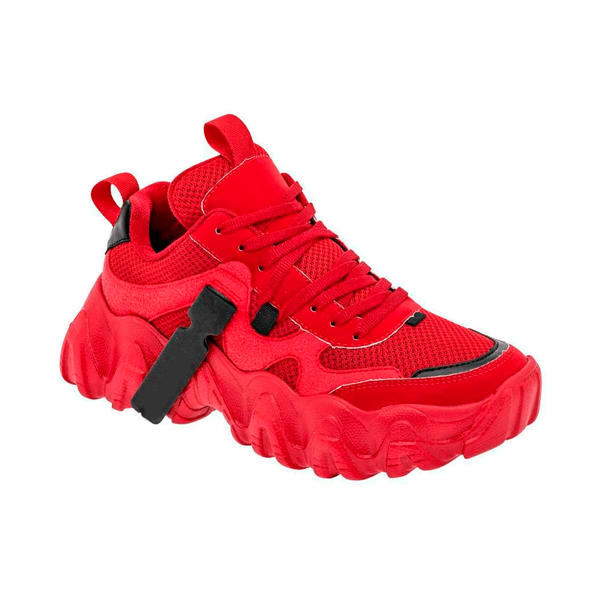 Tenis RBcollection para Mujer Tipo Deportivo Exterior Textil color Rojo