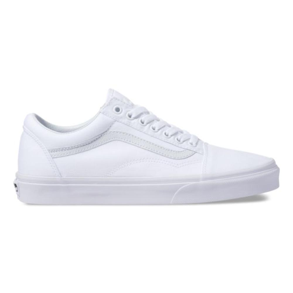 Foto 1 | Tenis Vans Mujer Originales Old Skool color Blanco
