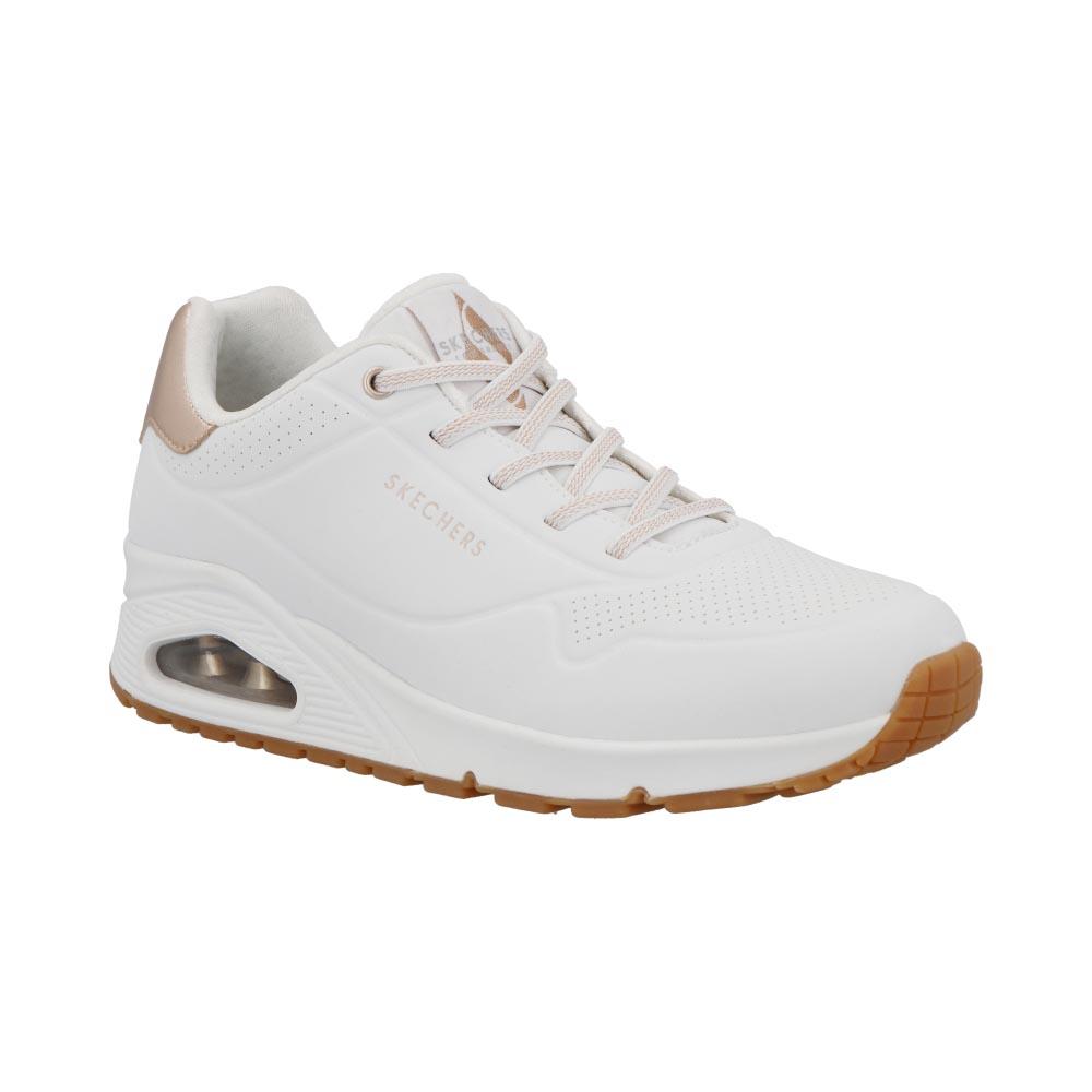 Foto 2 pulgar | Tenis Skechers color Blanco para Mujer