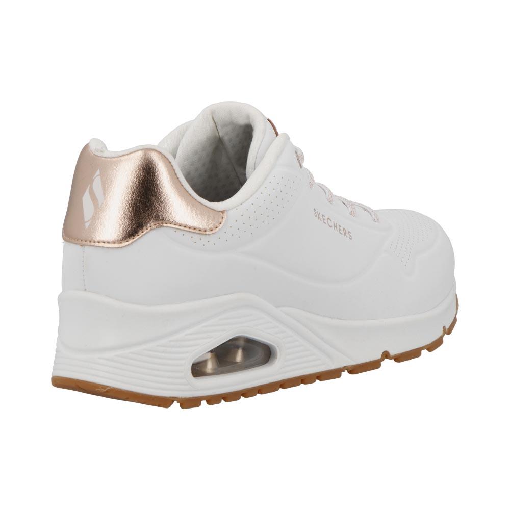 Foto 3 pulgar | Tenis Skechers color Blanco para Mujer