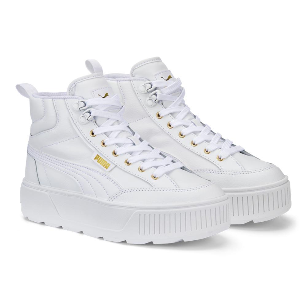 Foto 3 | Tenis Puma Karmen Mid color Blanco para Mujer