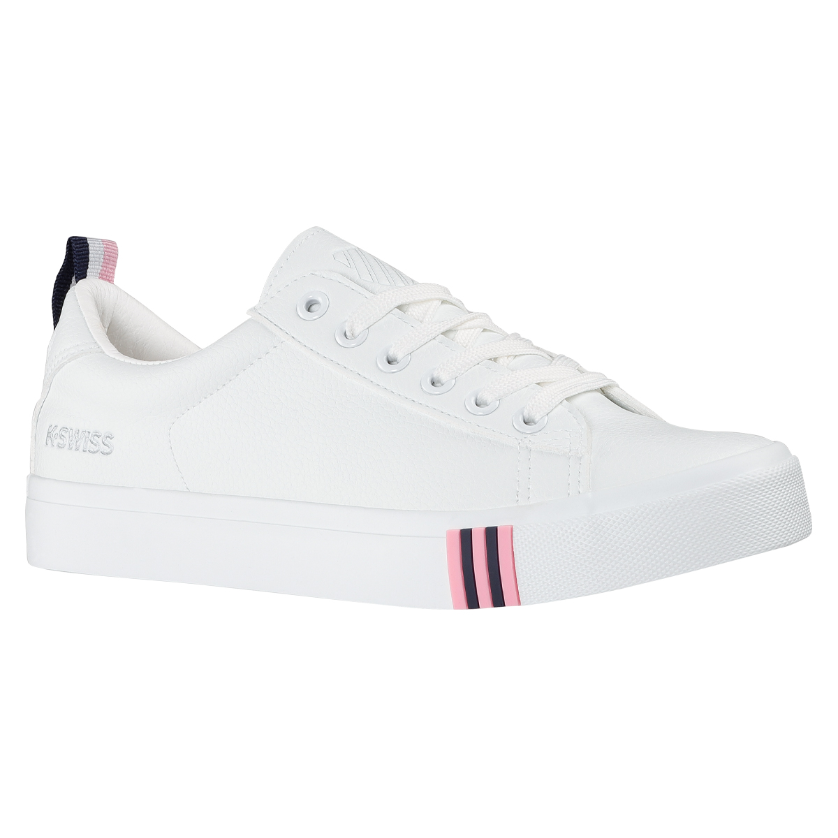 Foto 2 pulgar | Tenis K-swiss Trinity color Blanco para Dama