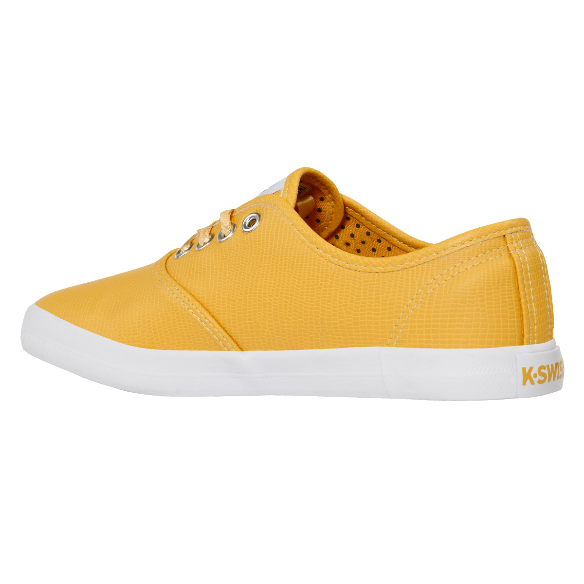 Foto 4 pulgar | Tenis K-swiss Beverly Dine Amarillo Dama