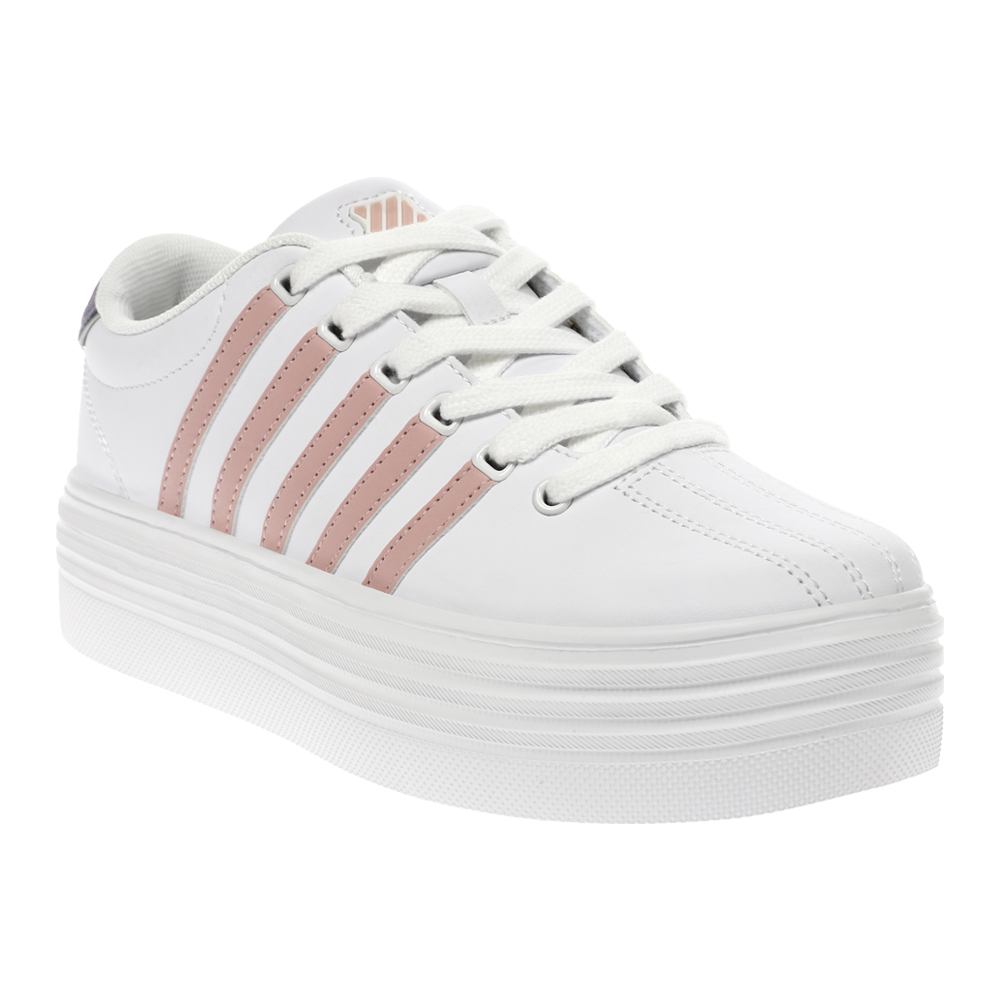Foto 2 pulgar | Tenis K-swiss Court Pro V High Sde Blanco Para Mujer