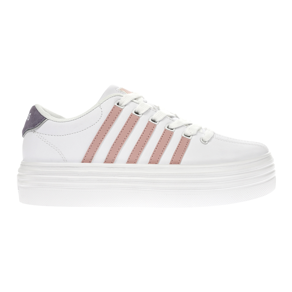 Foto 3 pulgar | Tenis K-swiss Court Pro V High Sde Blanco Para Mujer