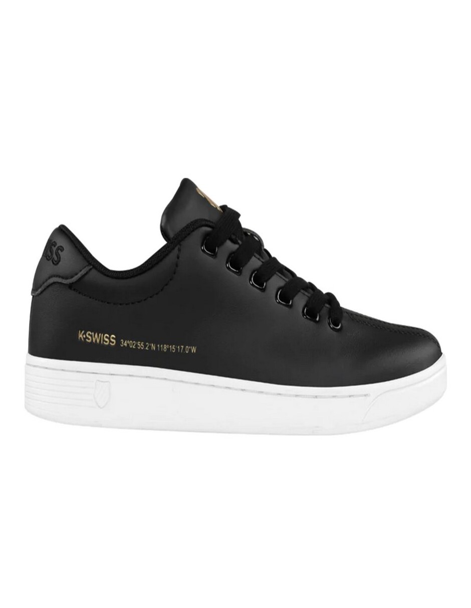 Tenis K-swiss Court Local V color Negro para Mujer