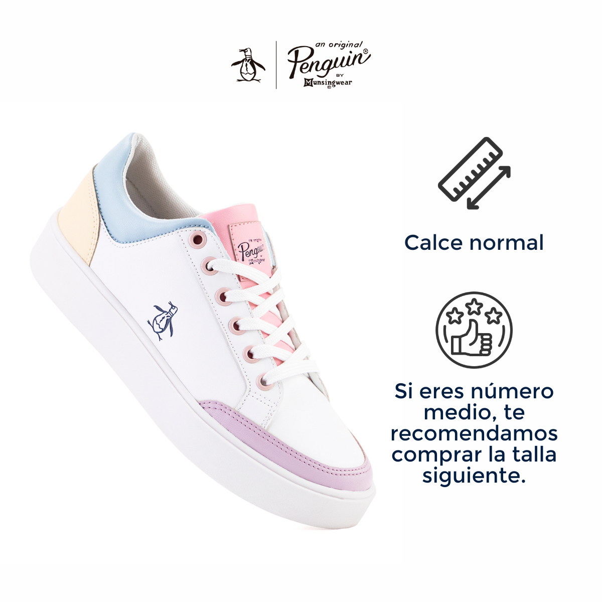 Foto 7 pulgar | Tenis Original Penguin Style Janny Multicolor