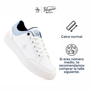 Foto 6 | Tenis Original Penguin OP100354W color Blanco Style Janny