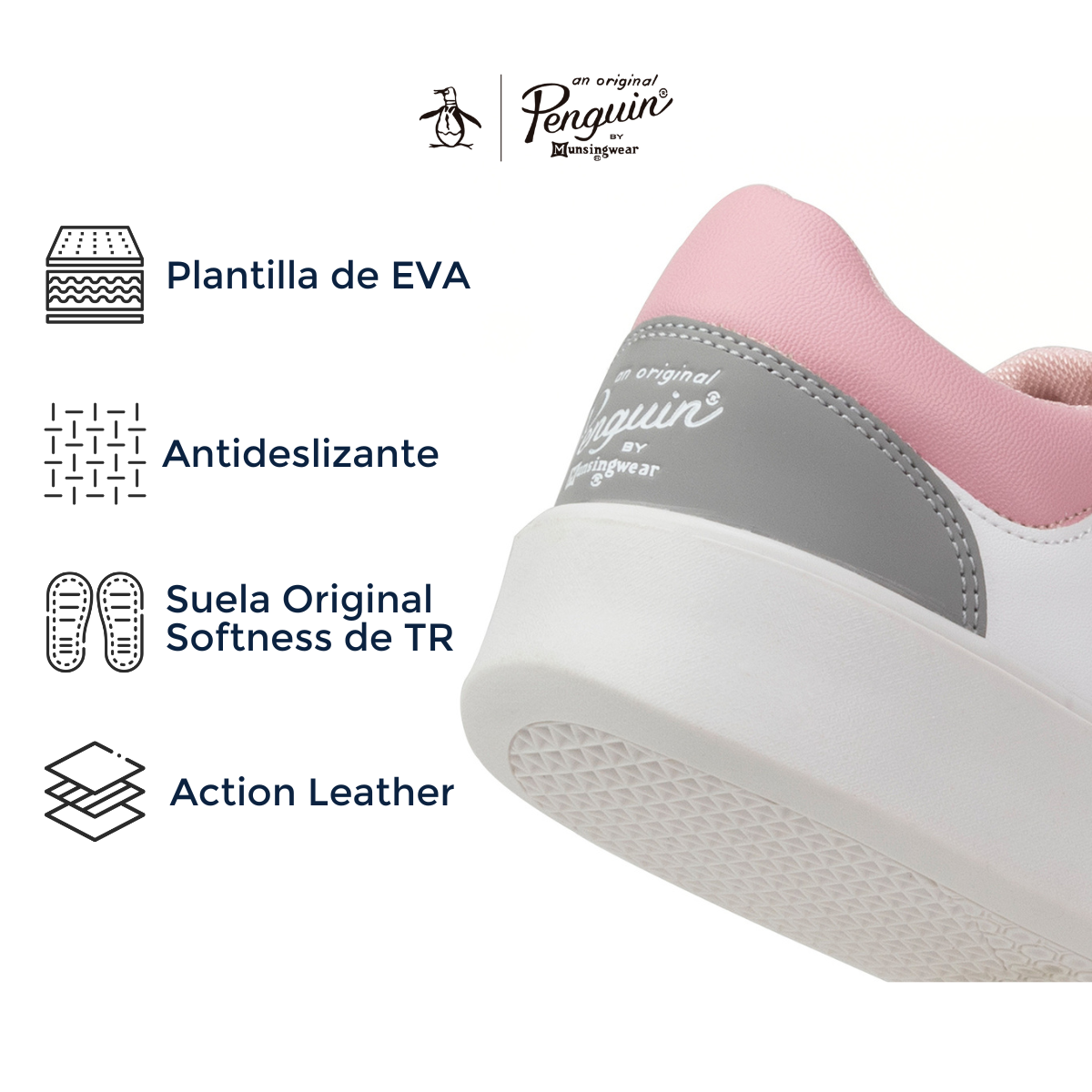 Foto 6 pulgar | Tenis Original Penguin OP100355W color Blanco Style Janny