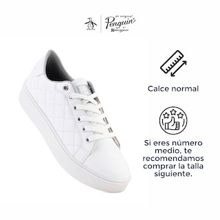 Foto 6 | Tenis Original Penguin Style Cloe Blanco