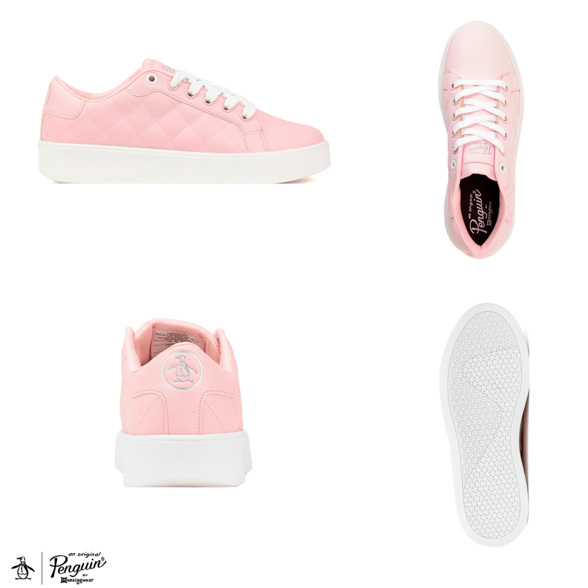 Foto 9 pulgar | Tenis Original Penguin Style Cloe Rosa